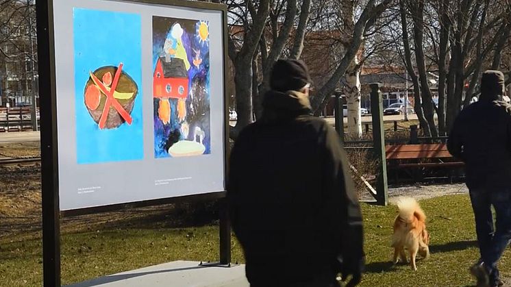 Utställningen "Piteå 400, ung konst" visas 1 maj-13 juni i Södra hamn Foto: Stefan Larsson