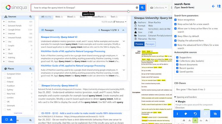 Sinequa Release 11