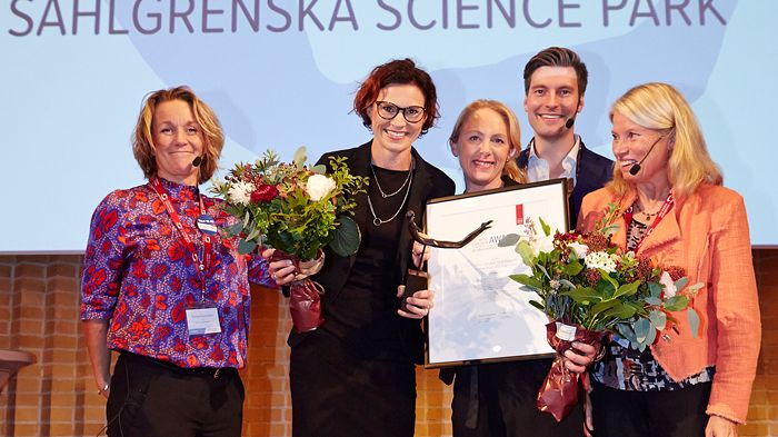 Arvid Carlsson Award by Sahlgrenska Science Park 2018. Foto: Anna Hult