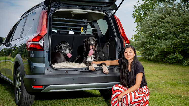002 220815 Dacia Jogger og hunde
