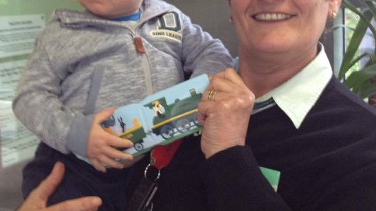 Diane Pryce with her grandson Eddie - MORE IMAGES AVAILABLE TO DOWNLOAD BELOW