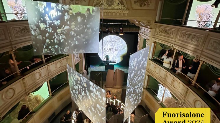 EARTHIC® LAB får Fuorisalone Special Mention i kategorin “Technology”, som delas ut av evenemangets jury och redaktion
