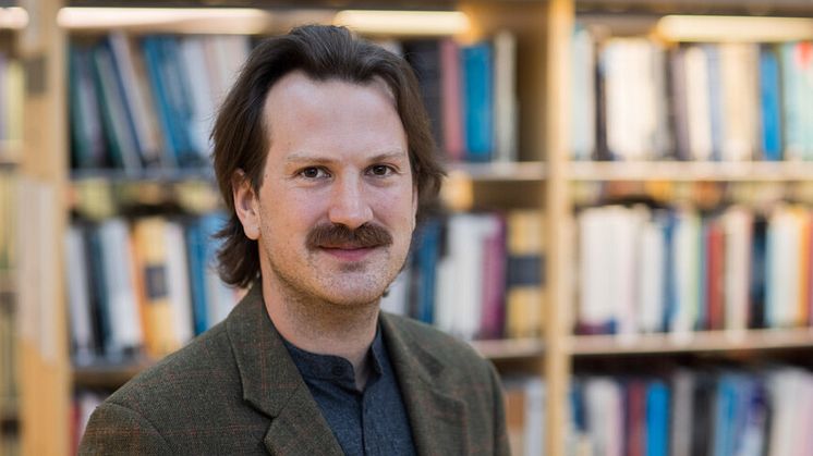 Mattias Näsman, doktorand vid Enheten för ekonomisk historia, Umeå universitet. Foto: Mikael Stiernstedt