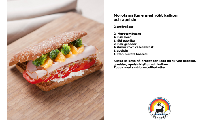 Recept: Morotsmättare med rökt kalkon & apelsin