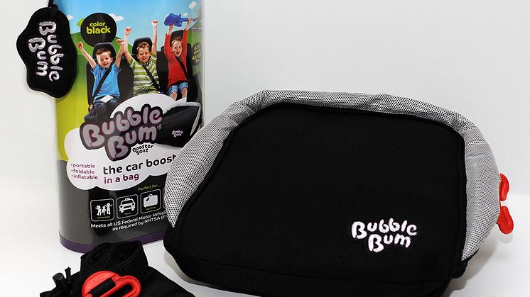 BubbleBum är en liten, smart, transportabel & uppblåsbar bilbälteskudde! 