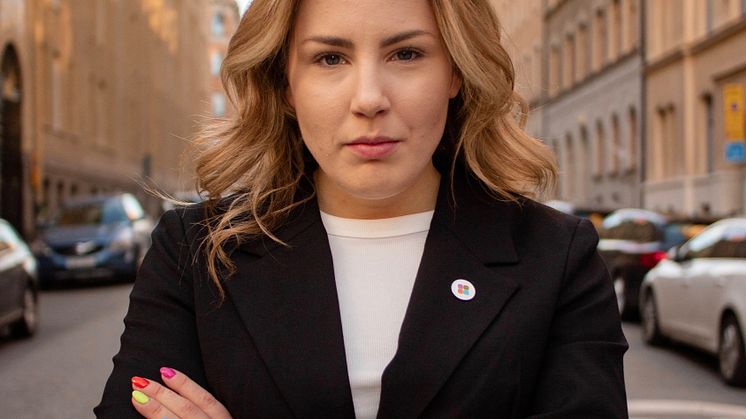 Josefine Fälth är ny ordförande för Sveriges Elevkårer. 