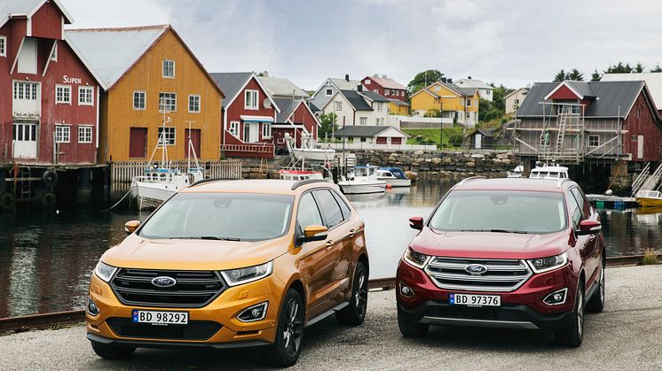 Ford-lansering av nye Edge og Ranger i Molde