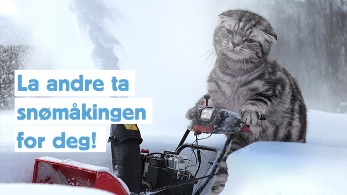 Finn og Fjordland gir mulighet til å la andre ta snømåkingen for deg