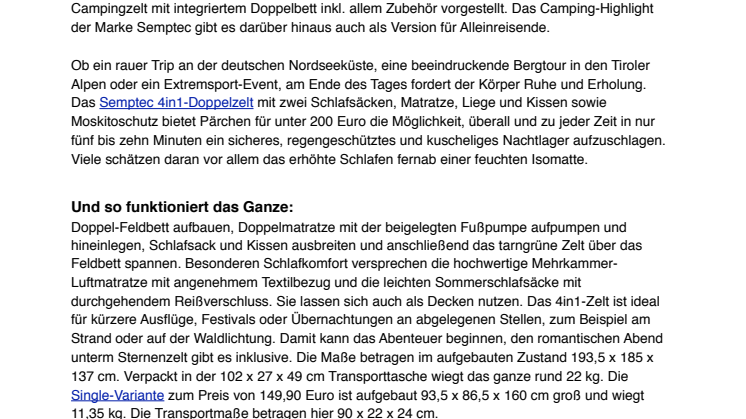 Paare nehmen ihr Schlafzimmer jetzt mit auf Reisen
