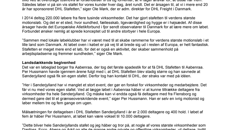 Verdens største motionsløb udvider i Danmark