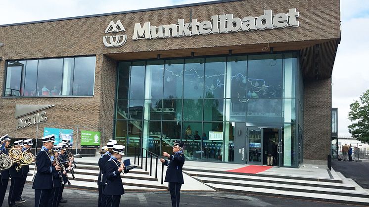 Munktellbadet i Eskilstuna ritad av Liljewall arkitekter