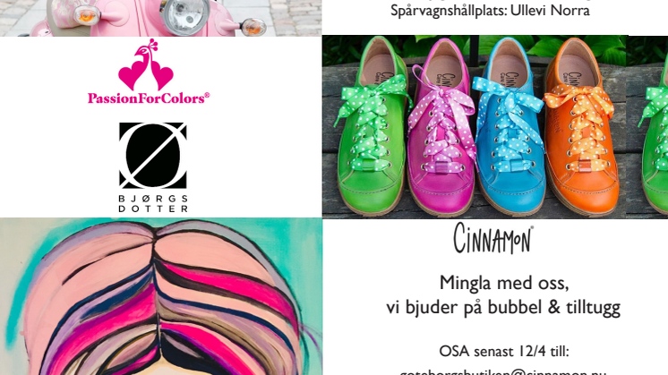 Färgstarkt samarbete SKOR-KLÄDER-KONST