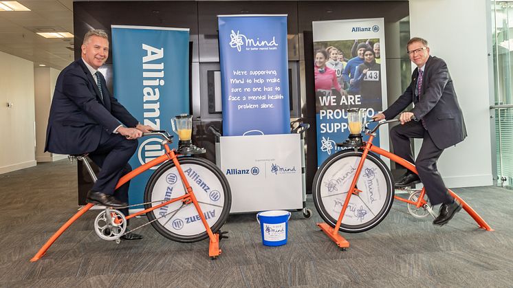 Jon Dye, Allianz and Paul Farmer, Mind Smoothie Bikes