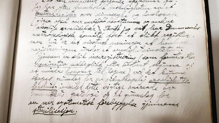 Johan Scharffenbergs notater fra Oslo Hospital