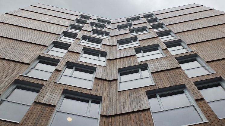 Moholt 50 | 50 Studentenwohnheim in Trondheim - Kebony Fassade