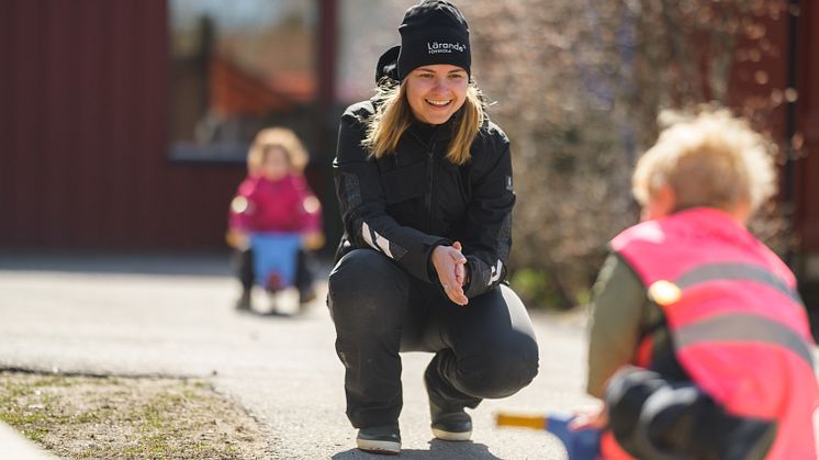 Inspirerande lärmiljö har utvecklats stort på Lärande Förskola Skutan