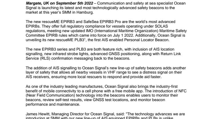 Aug 22.SMM - rescueME EPIRB3 and rescueME SafeSea EPIRB3.MD approved.pdf