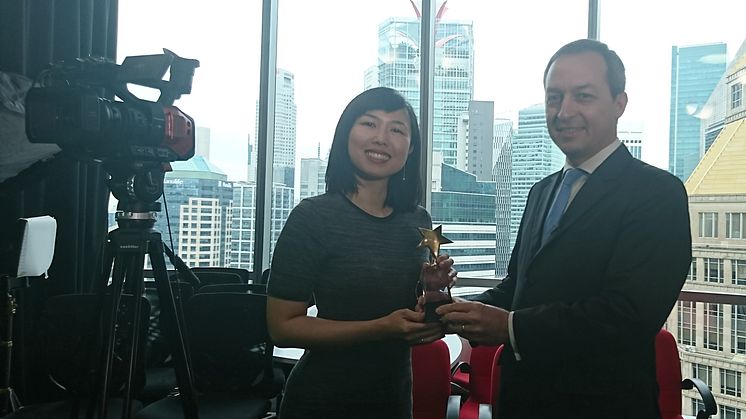 Isabel Kum wins the Best Conference Presentation category in the Hong Bao Media Savvy Awards 2018, for her TEDx talk at the PSB Academy.