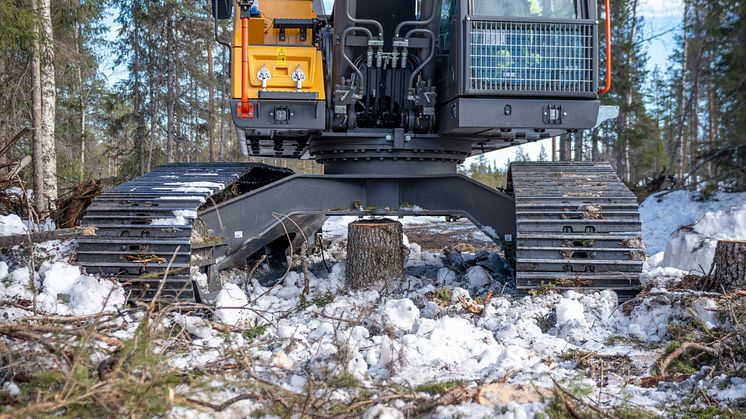 Volvo EC220E High & Wide - markfrigång