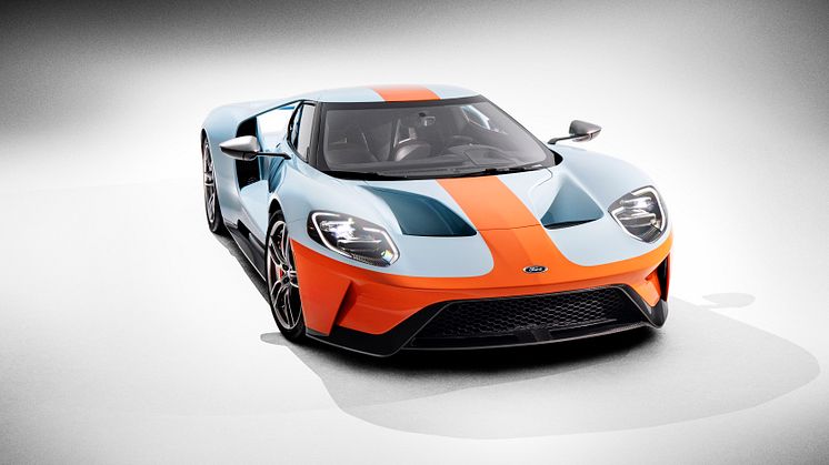 Ny Ford GT Gulf Oil lakering