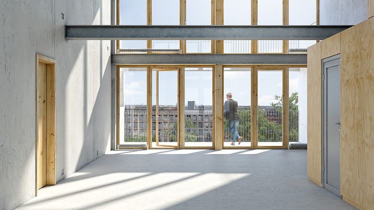 Lägenheterna i Raw Rosendal är minimalistiska, men färdiga för inflytt. Bild: TMRW