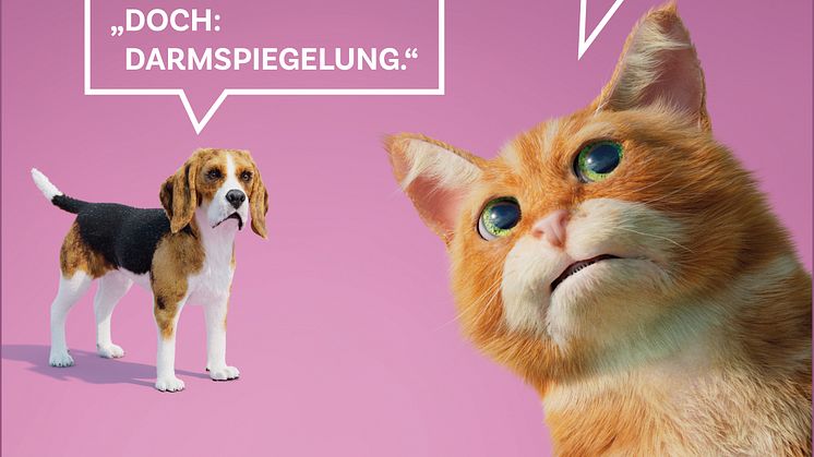 Tierisch gute Wahl: Anzeige zum Darmkrebsmonat März 2024