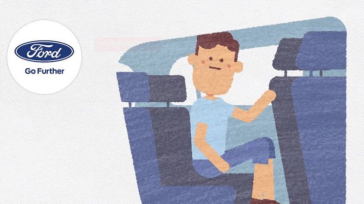 Der neue Ford Focus bietet mehr Platz für die hinten Sitzenden, also in der Regel für Kinder, als je zuvor 