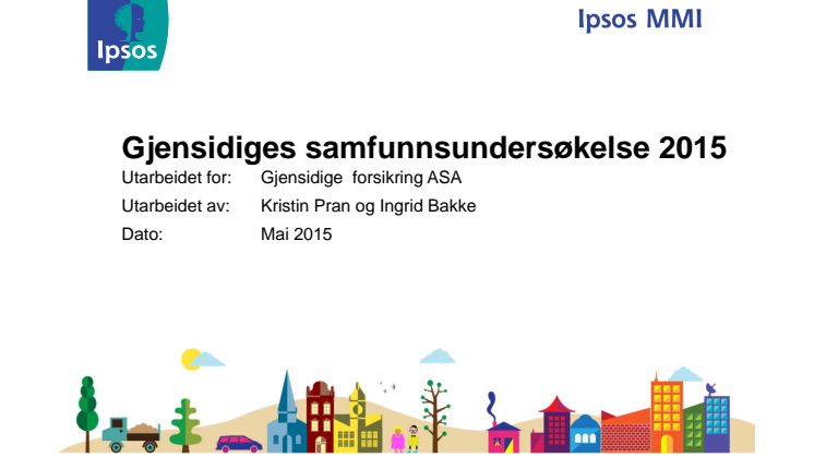 Gjensidiges samfunnsundersøkelse 2015