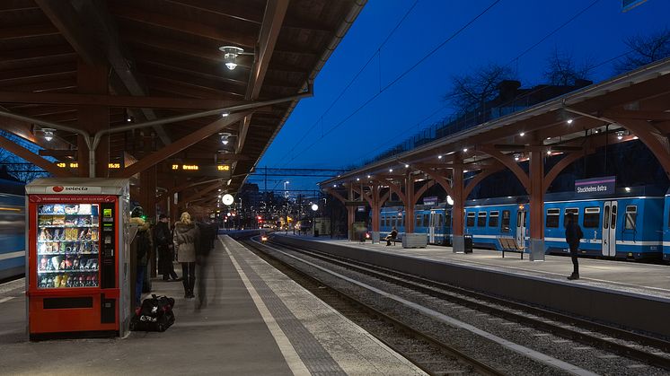 Belysning på Östra Station bild 6
