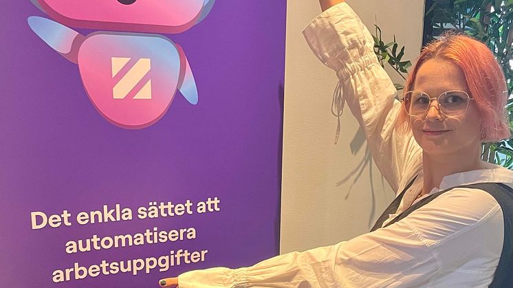 Beatrice Johansson, ny systemutvecklare på Zimply