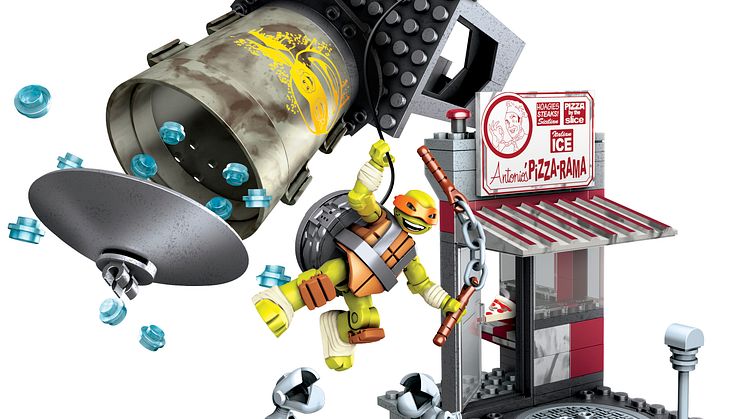 Mega Bloks TMNT Michelangelo's NYC Pizzeria