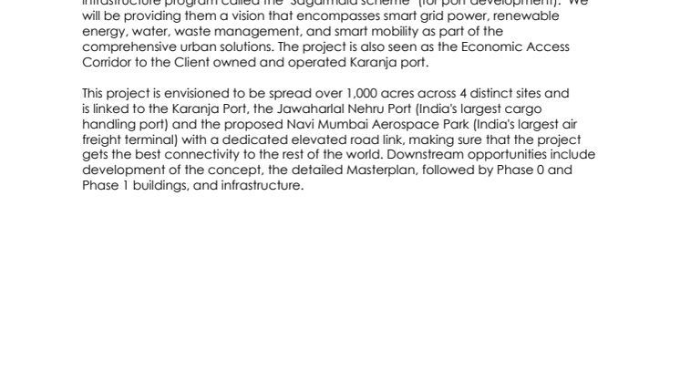 Surbana Jurong Secures First Smart City Project in India