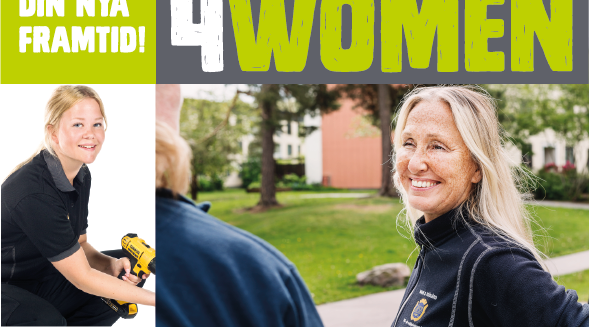 Fastighetsservice4women - ett initiativ för att öka kvinnliga fastighetsskötare