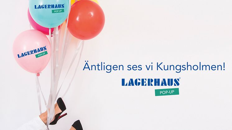 Lagerhaus öppnar pop-up butik i Västermalmsgallerian på Kungsholmen!