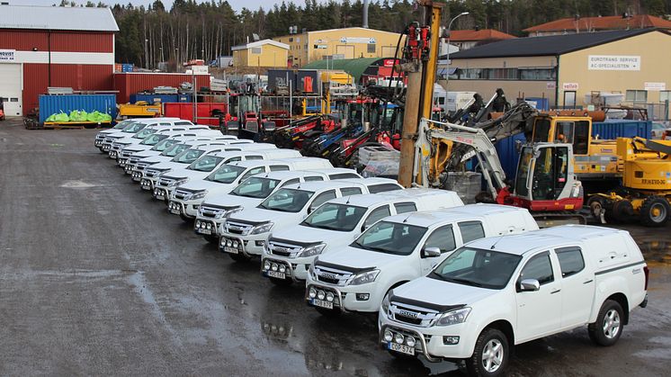 Rosenqvist Entreprenad valde Isuzu