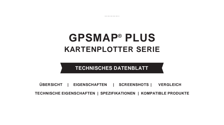 Datenblatt Garmin GPSMAP Plus