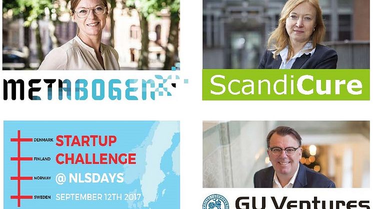 From left, Sara Malcus, CEO of Metabogen, Margit Mahlapuu, CEO of ScandiCure, and Jan Pilebjer, Business Developement Director of GU Ventures.