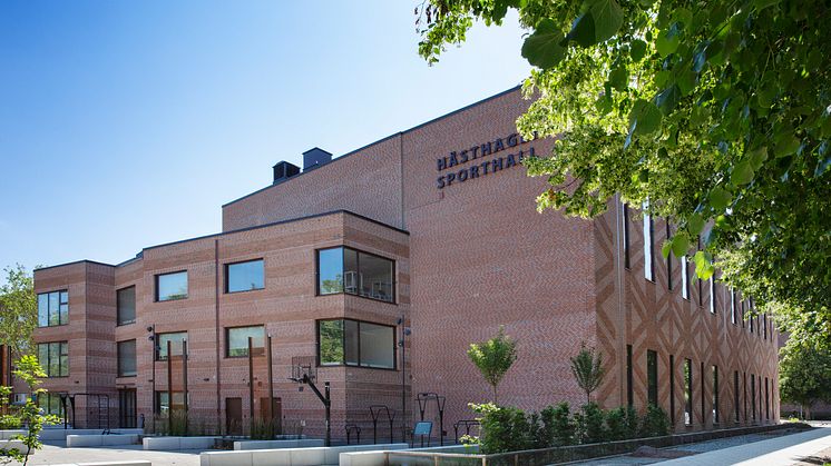 Hästhagens idrottscenter, finalist till Stadsbyggnadspriset 2019