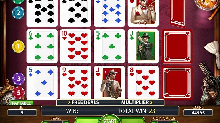 Kings of Chicago video slot på Vera&John Casino