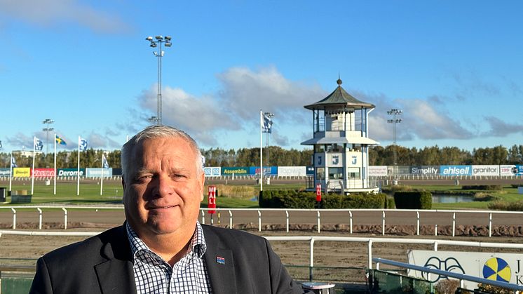 Jörgen Nilsson tillträder som VD för Skånska Travsällskapet efter årsskiftet. Foto: Nilla Tomelius