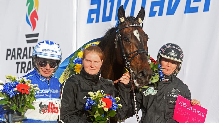 Elian Web efter segern i Paralympiatravets final