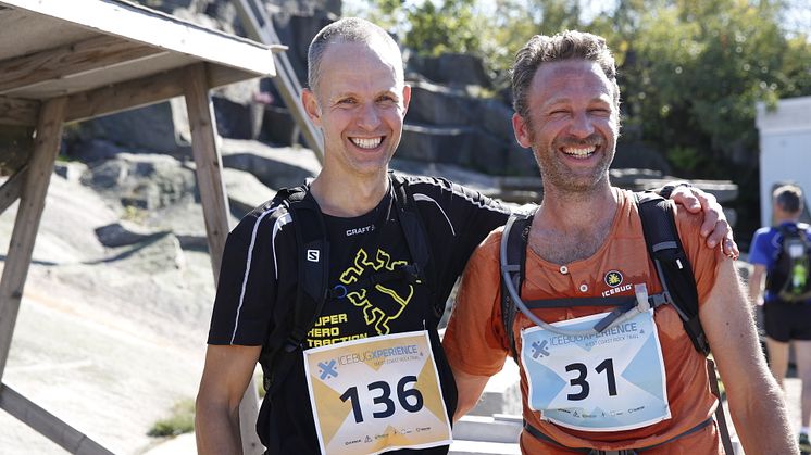 Icebugs två VD:ar Tom Nilsson och David Ekelund under Icebug West Coast Trail. 