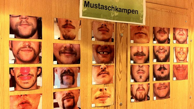 Mustaschkamp på Hälsohögskolan 
