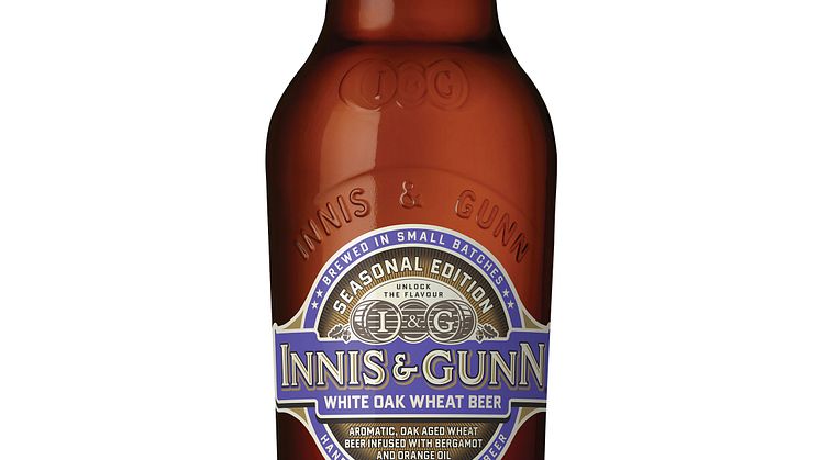 Innis & Gunn White Oak Wheat Beer – skotsk ekfatslagrad veteöl flörtar med tysk Kristallweizen
