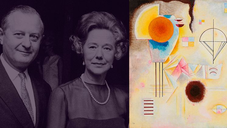 Paret Ingabritt & Arne Lundberg - Wassily Kandinsky, Kreis u. Fleck utrop 25-30 miljoner sek