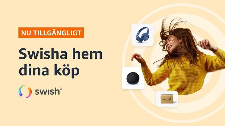 Nu finns Swish som betalmetod på Amazon.se