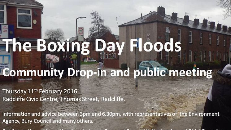 Flooding – drop-in session and public meeting