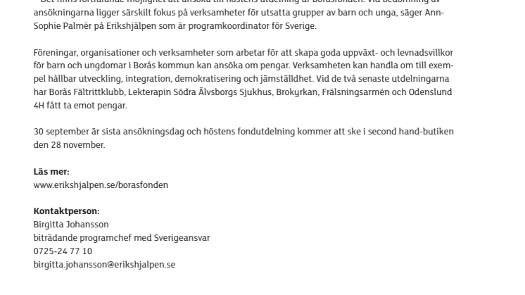 Sök stipendium ur Boråsfonden