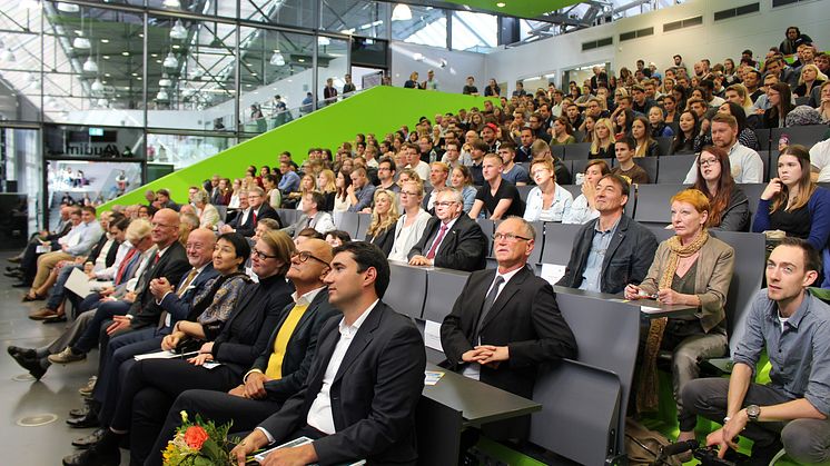 Die feierliche Immatrikulation im Audimax.