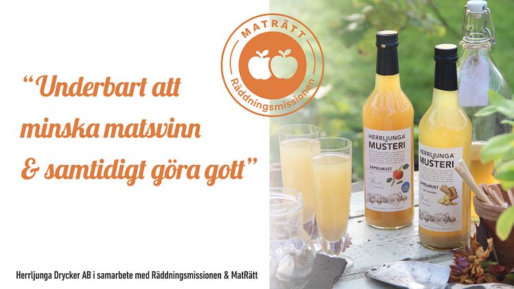 Äppelmust till räddning